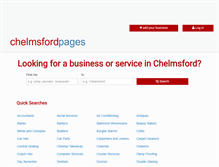 Tablet Screenshot of chelmsfordpages.co.uk